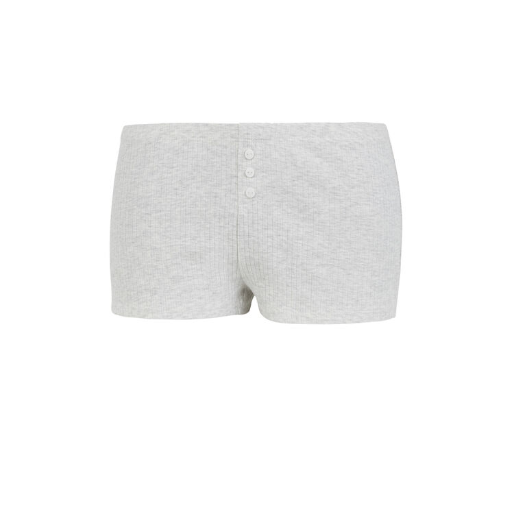 Shorts en gris claro newdebidiz Shorts en gris claro newdebidiz;