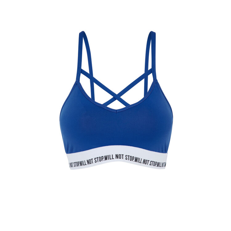 Sujetador deportivo azul funpoweriz Sujetador deportivo azul funpoweriz;