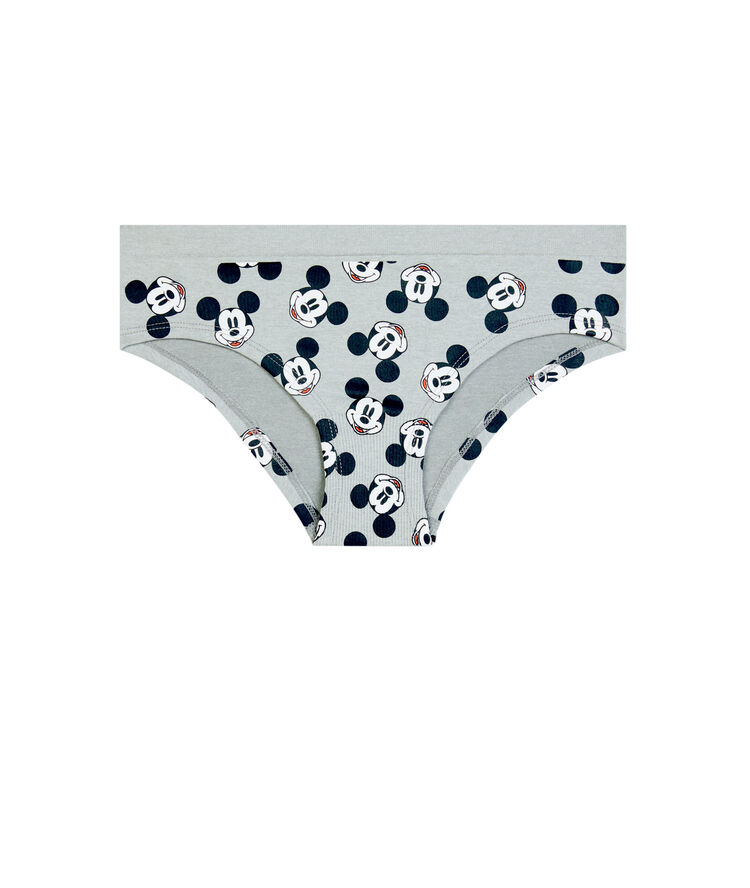 Short con estampado de mickey - gris gris.