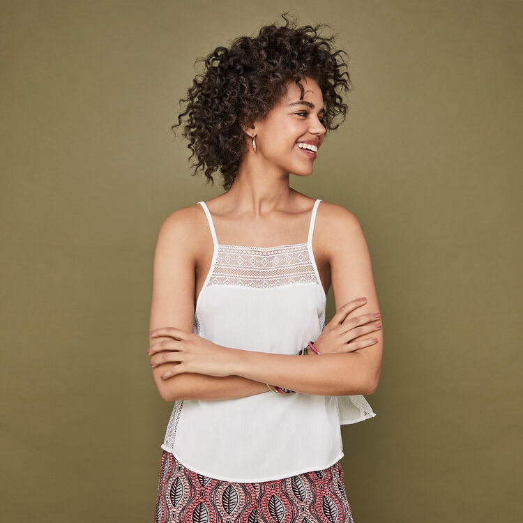 Top blanco conouetiz Top blanco conouetiz;