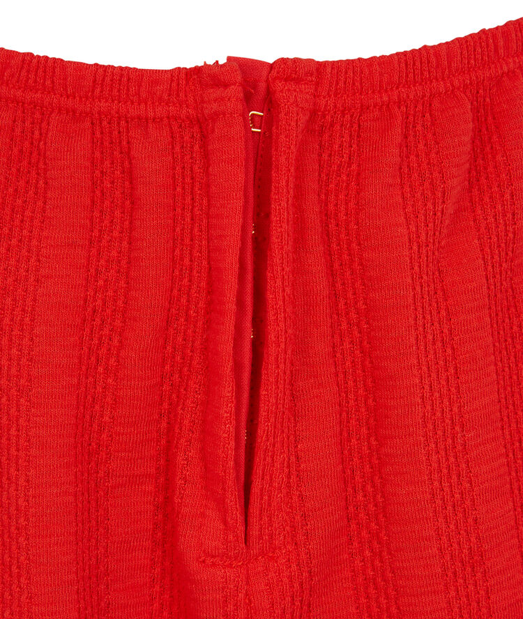 Short elástico en la cintura - rojo rojo.