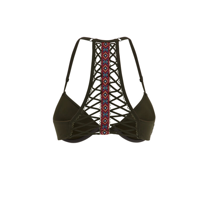 Sujetador push-up caqui punklaciz Sujetador push-up caqui punklaciz;