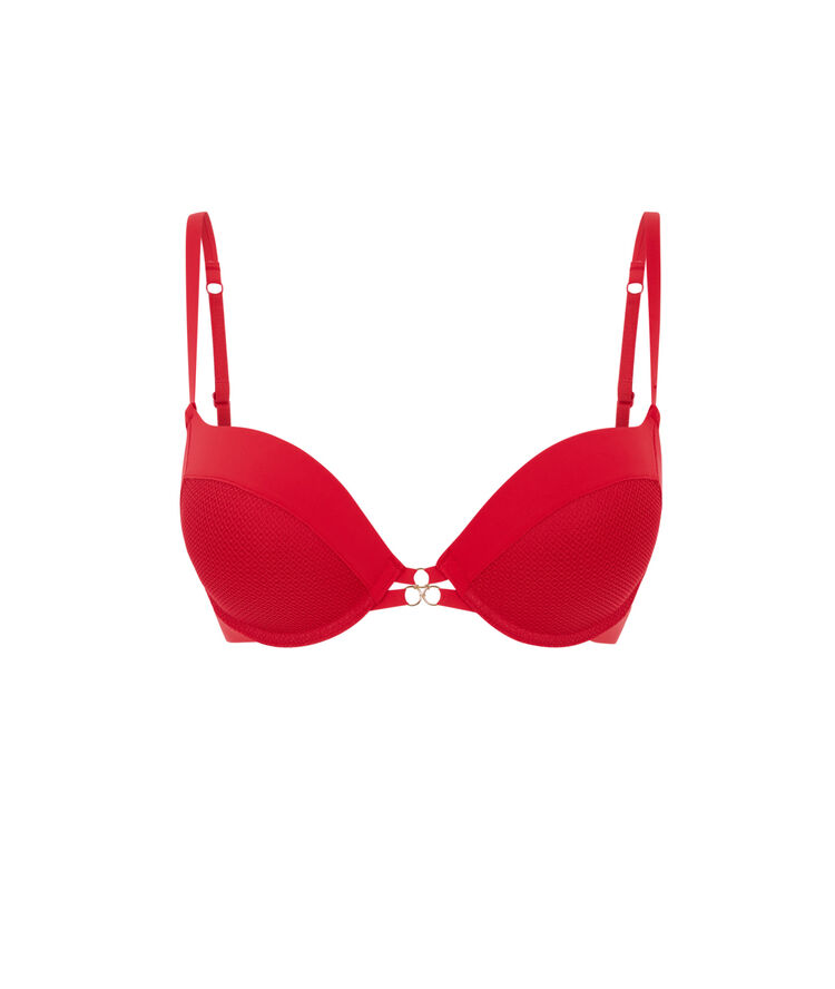 Sujetador ultra push-up rojo appeliz rouge.