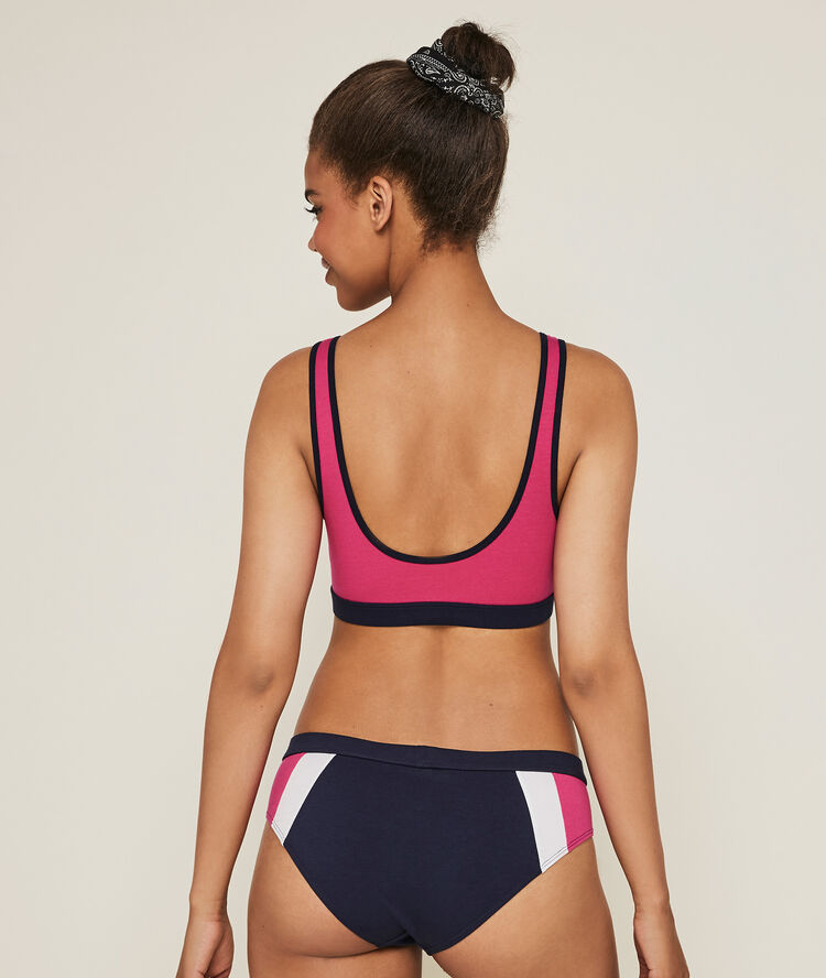Braguita con micrologo barbie pinkbarbiz fucsia.