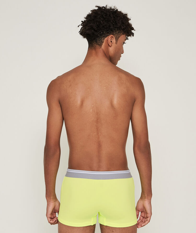 Boxer de microxx liso - amarillo fluorescente amarillo fluorescente.
