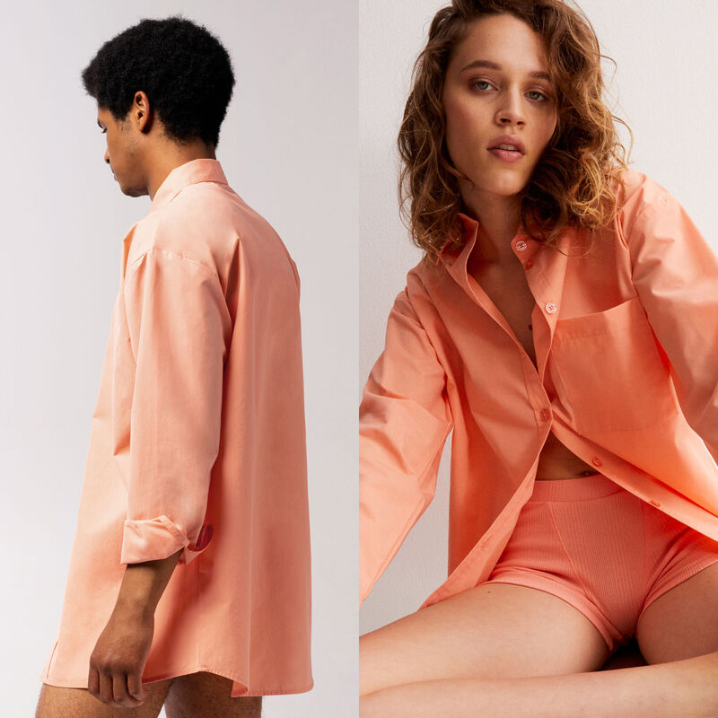 Camisa unisex - melocotón Camisa unisex - melocotón;