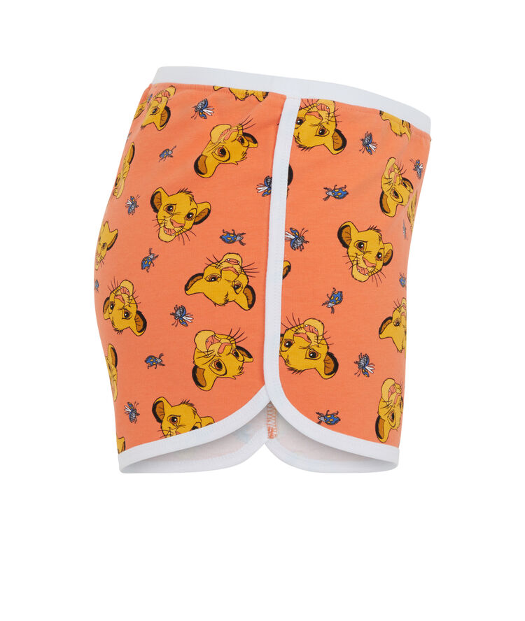 Short estampado el rey león - naranja naranja.