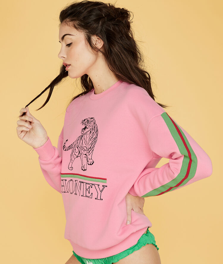 Sudadera rosa flúor pinkbadiz pink.