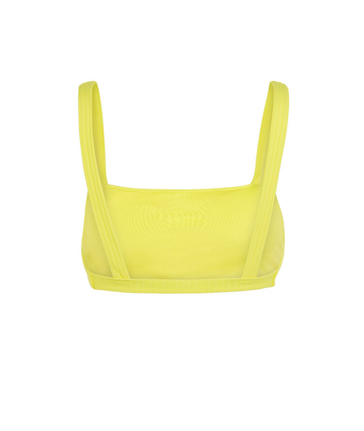 Parte de arriba de bikini sujetador - amarillo amarillo.