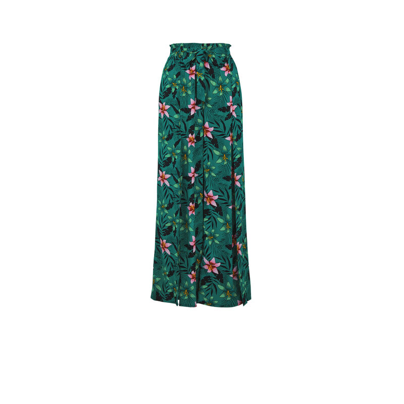 Pantalón fluido y amplio - verde Pantalón fluido y amplio - verde;