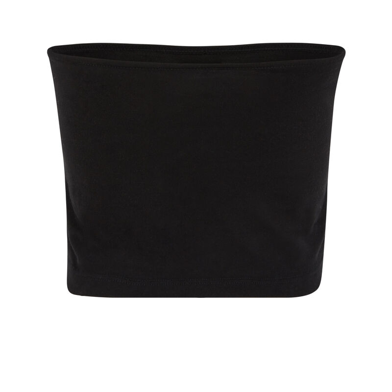 Top bandeau negro croversiz Top bandeau negro croversiz;
