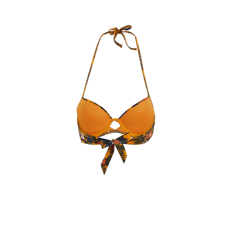 Parte de arriba de bikini push-up naranja gabiz Parte de arriba de bikini push-up naranja gabiz;