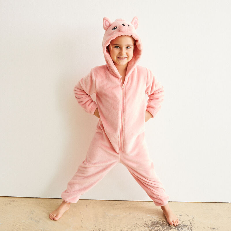 mono de polar kid cerdo - rosa mono de polar kid cerdo - rosa;