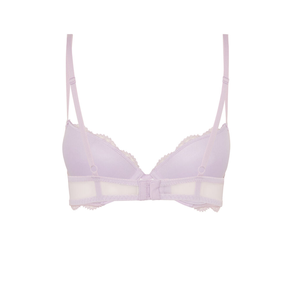 Sujetador push-up de encaje - morado morado.