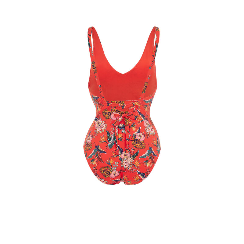 Bañador rojo tropical Spaniz Bañador rojo tropical Spaniz;