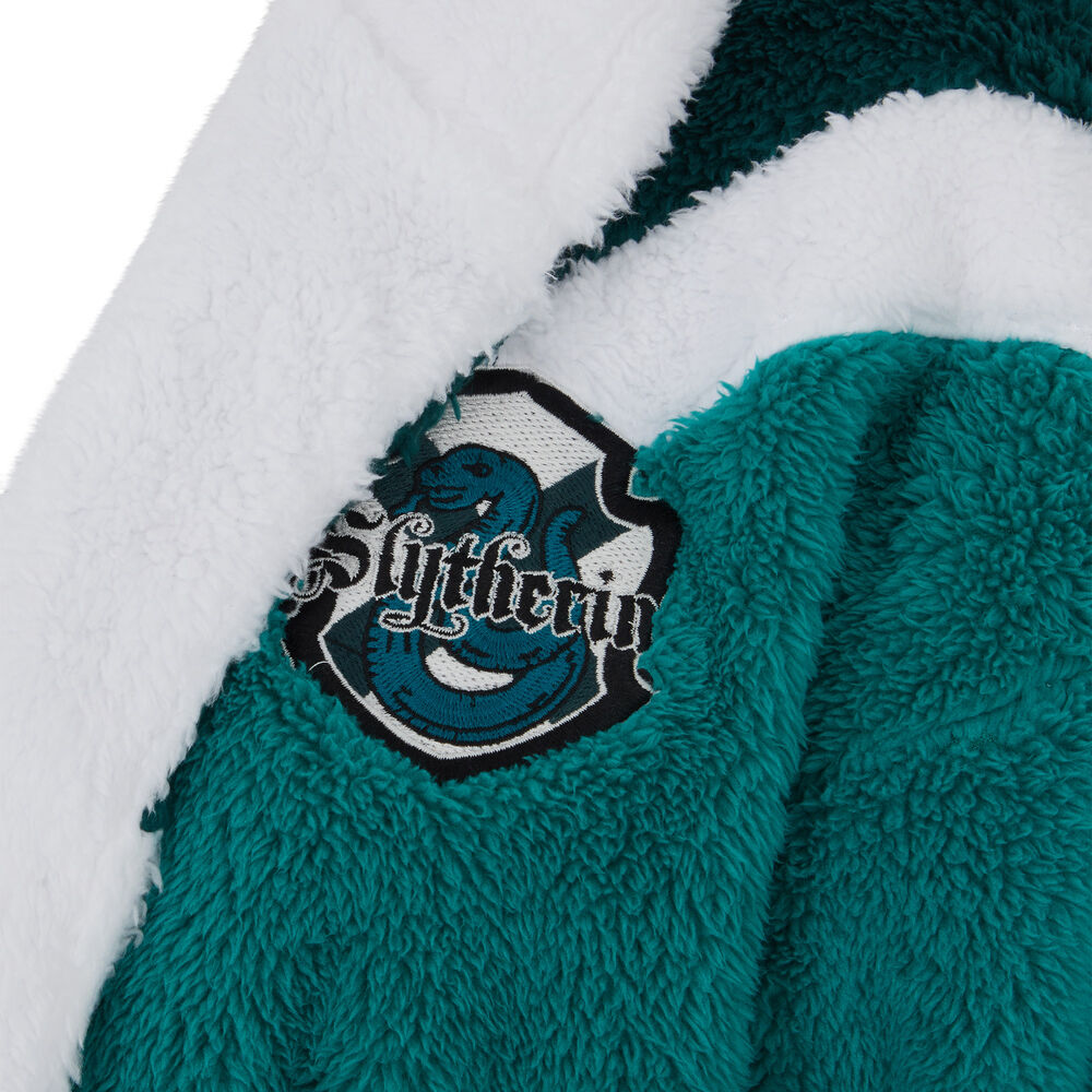 Albornoz de polar slytherin - verde verde.