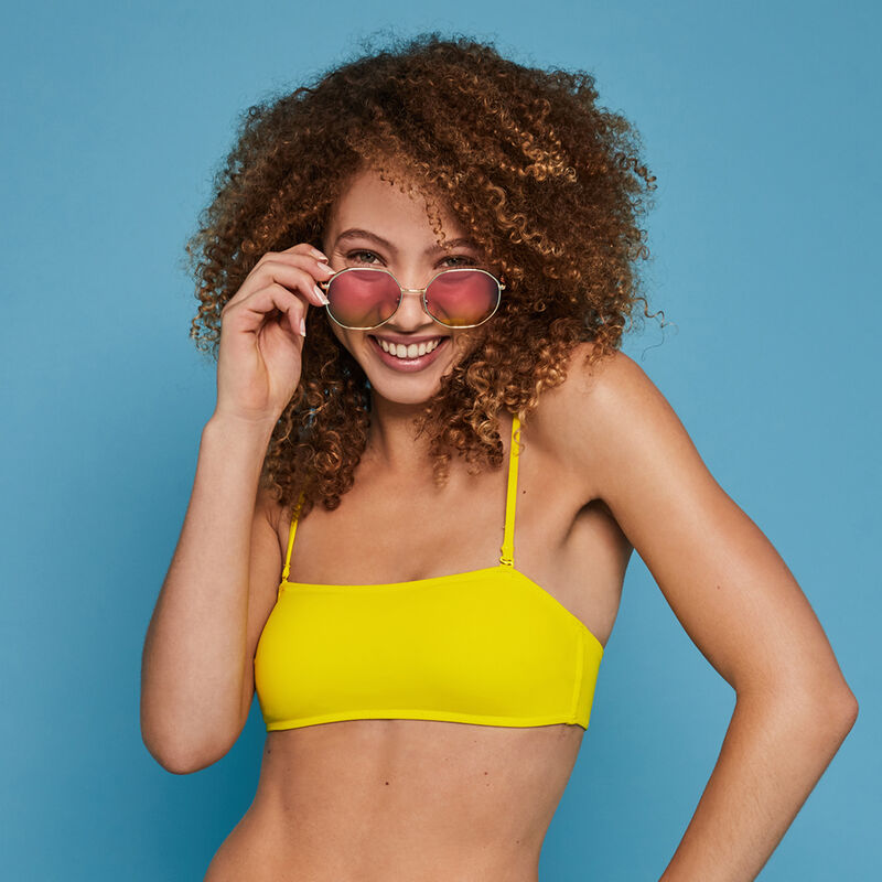 Parte de arriba de bikini bandeau outremeriz Parte de arriba de bikini bandeau outremeriz;