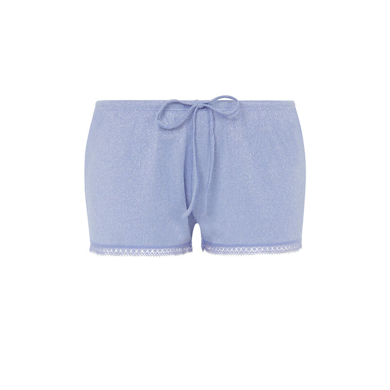 Shorts con cordón en la cintura - violeta Shorts con cordón en la cintura - violeta;