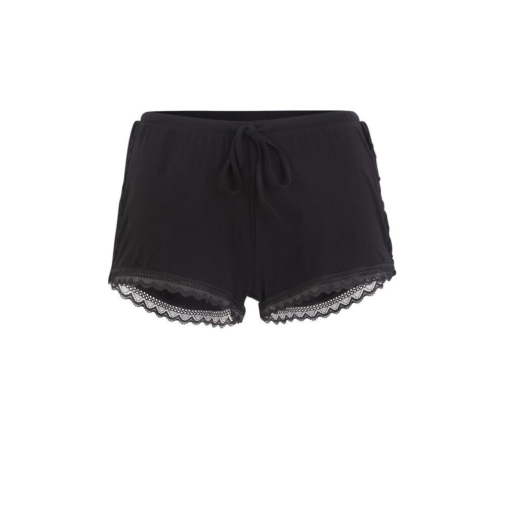 Shorts sidevitamiz negro.