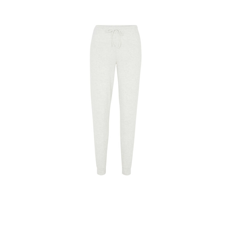 Pantalon en maille grattée quodiz gris.