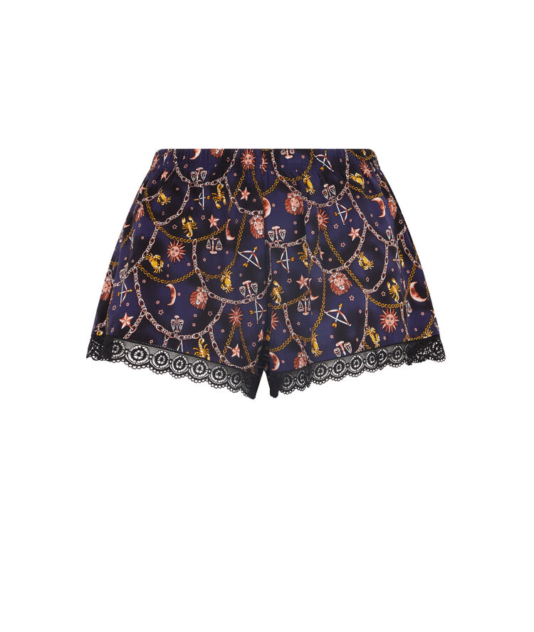 Shorts con estampado de astros - negro negro.