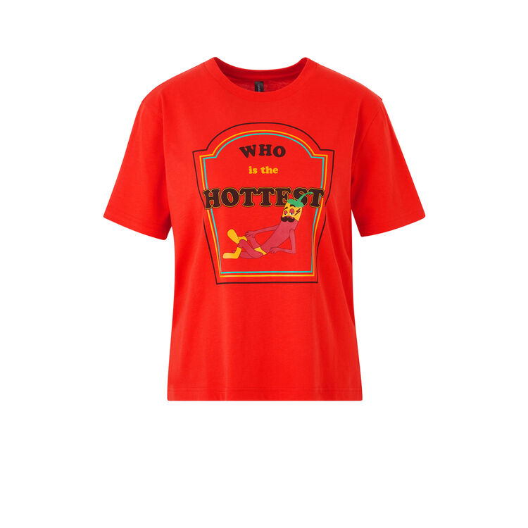 Top rojo mexiqueeniz rojo.