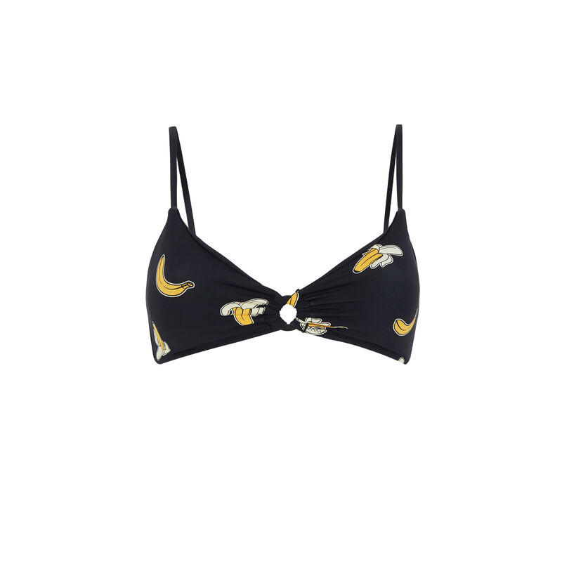 Top de bikini negro Plataniz Top de bikini negro Plataniz;