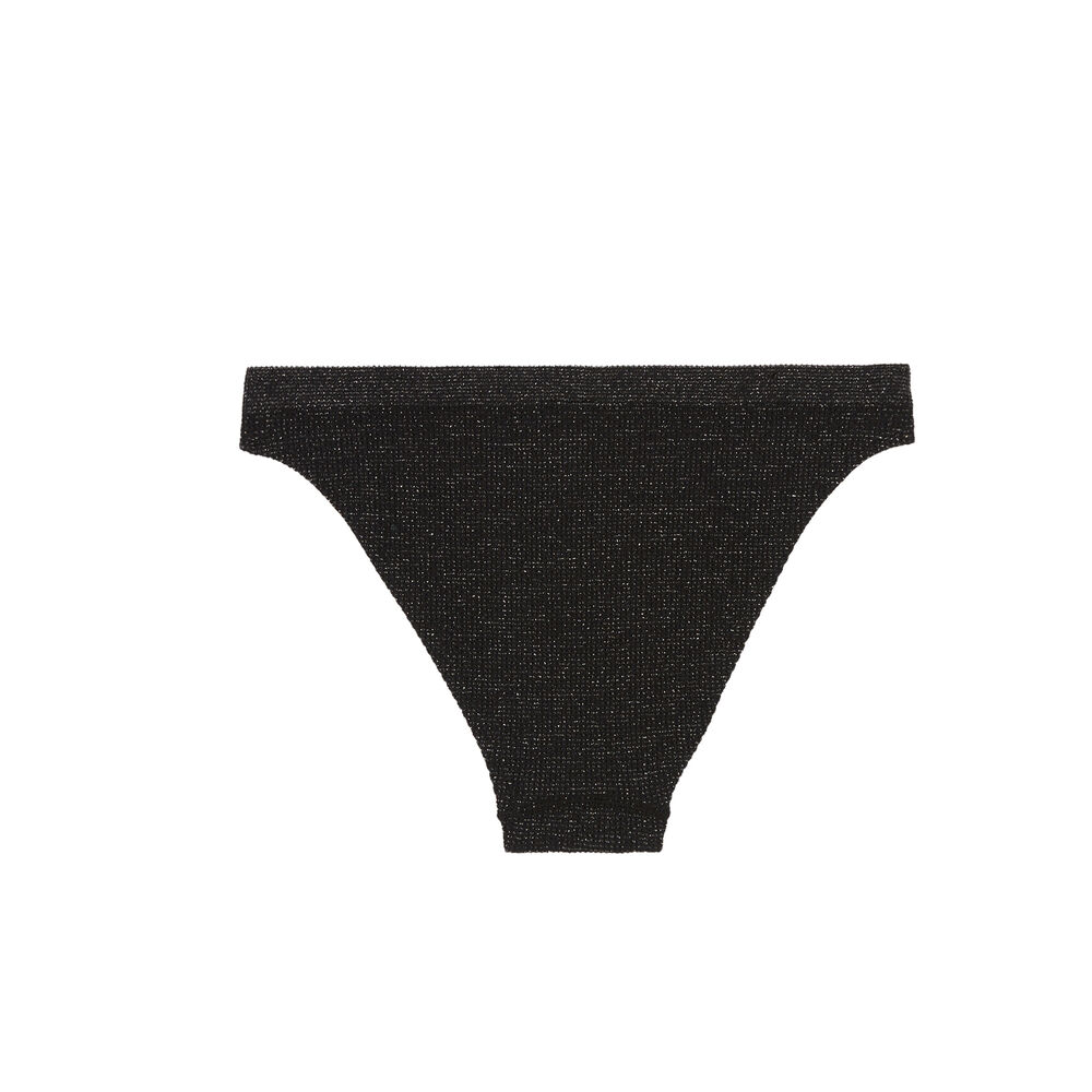 Braguita con brillante - negro negro.