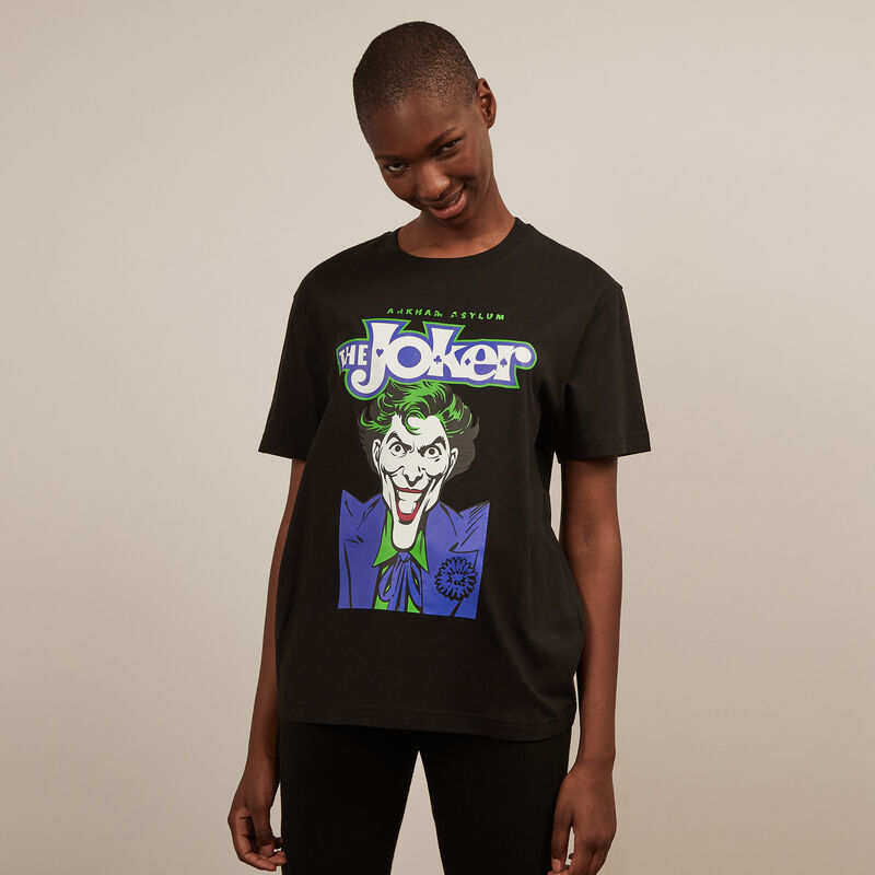 top con estampado de Joker - negro top con estampado de Joker - negro;