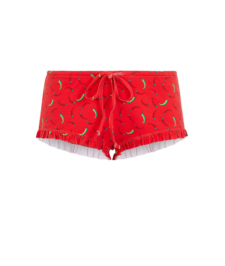 Shorts rojos calientiz rojo.