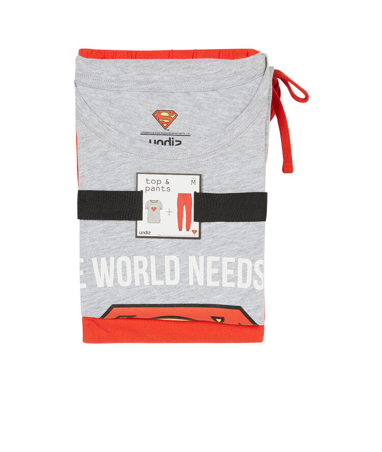 Conjunto de pijama gris para hombre needsiz grey.