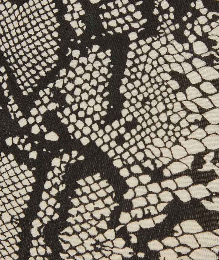 Mallas ciclistas con estampado de serpiente - gris gris.