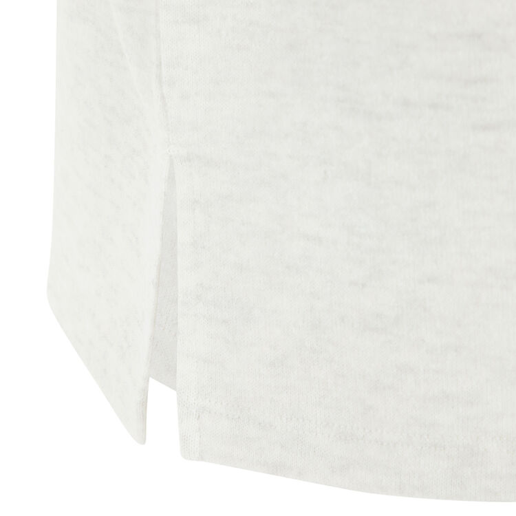 Top à manches longues carryiz gris clair.
