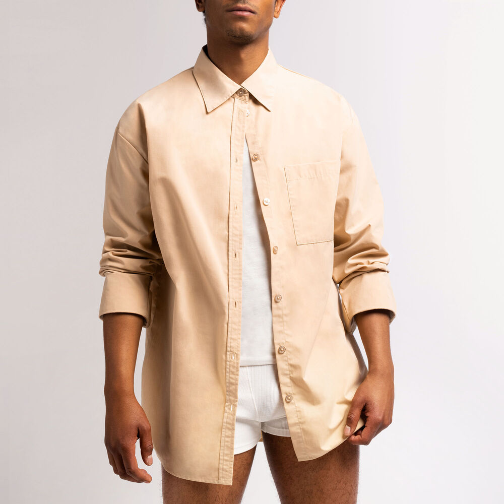 Camisa unisex - beige beige.