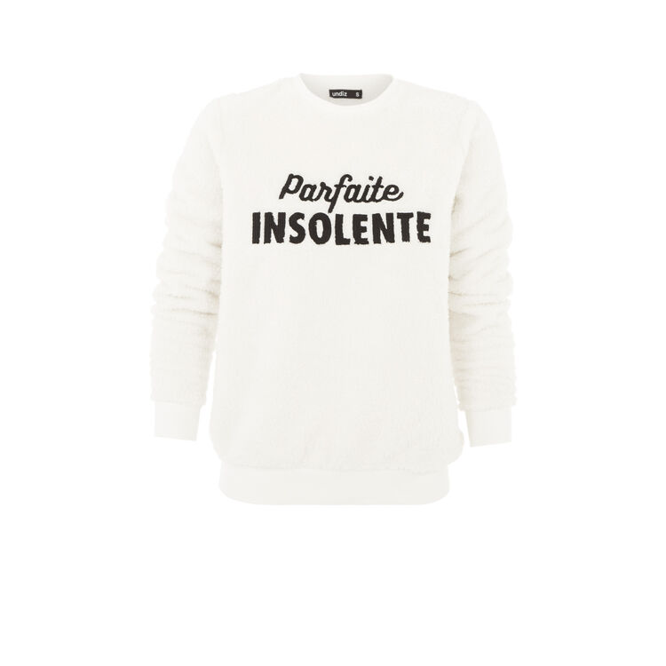 Sudadera blanca parfaitiz Sudadera blanca parfaitiz;