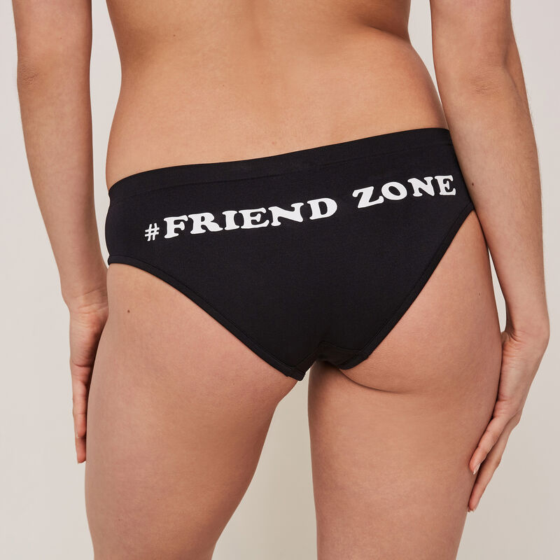 Braguita culotte reversible con mensaje reversibliz Braguita culotte reversible con mensaje reversibliz;