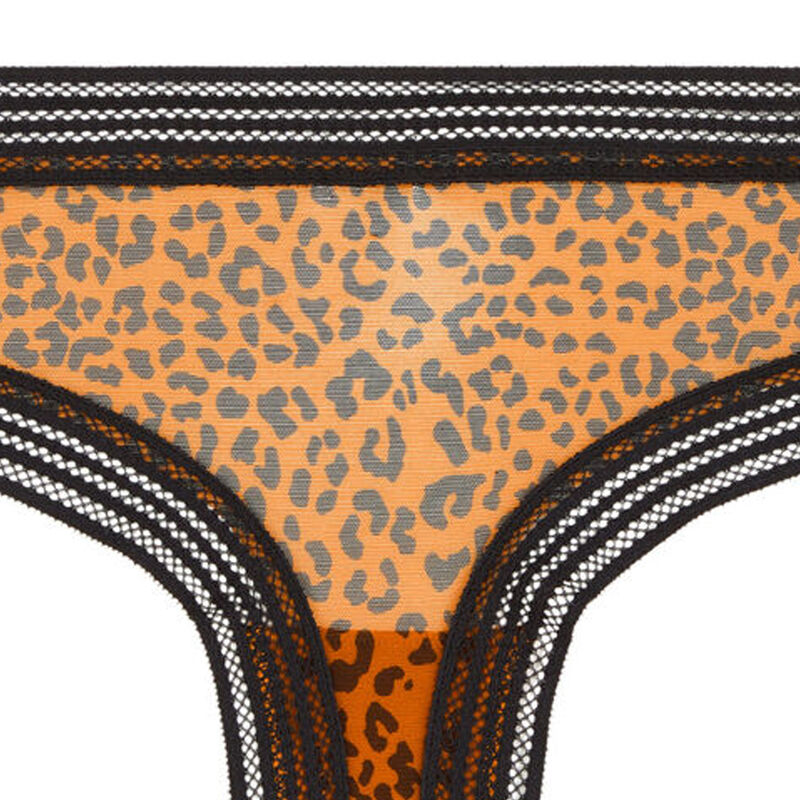 Braguita culotte de tul con estampado leopardo wafiz leopiz Braguita culotte de tul con estampado leopardo wafiz leopiz;