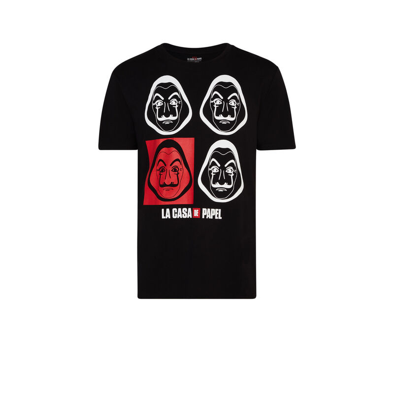 Camiseta de La Casa de Papel - negra Camiseta de La Casa de Papel - negra;
