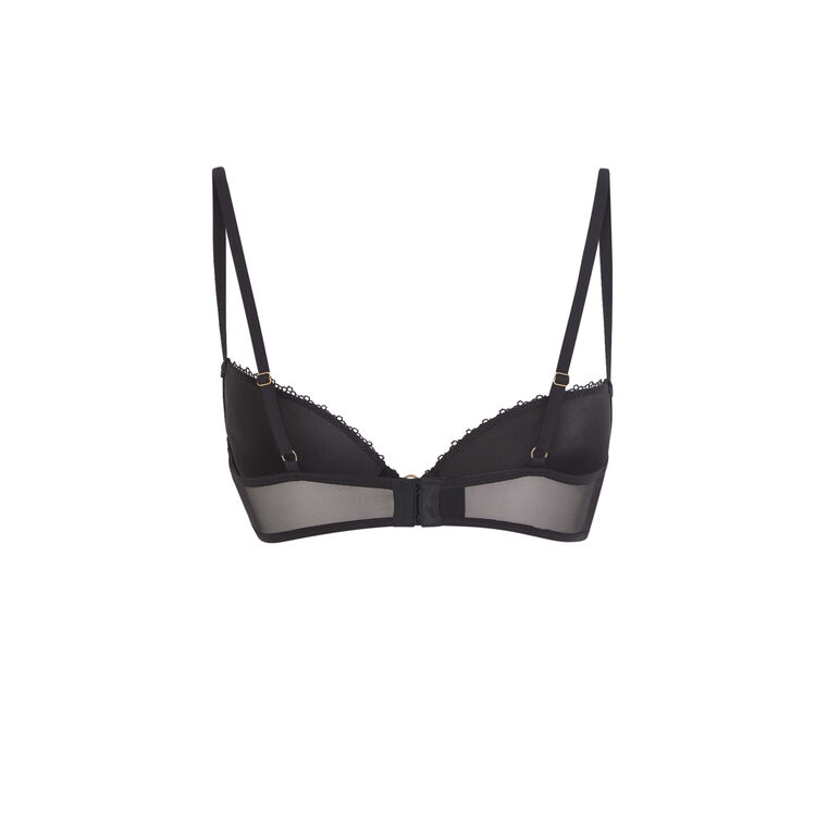 Sujetador push-up negro triasiz negro.