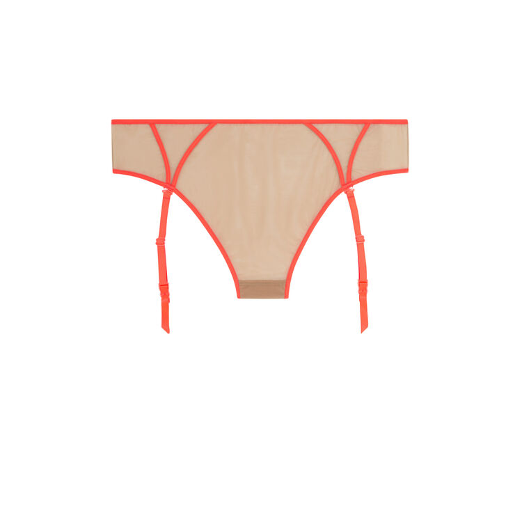 Braguita culotte coral fluo saturiz rosa.