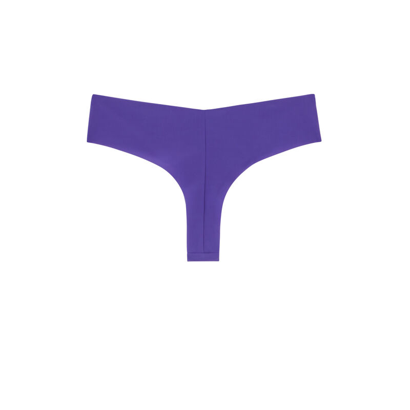 Tanga liso en micro - violeta Tanga liso en micro - violeta;