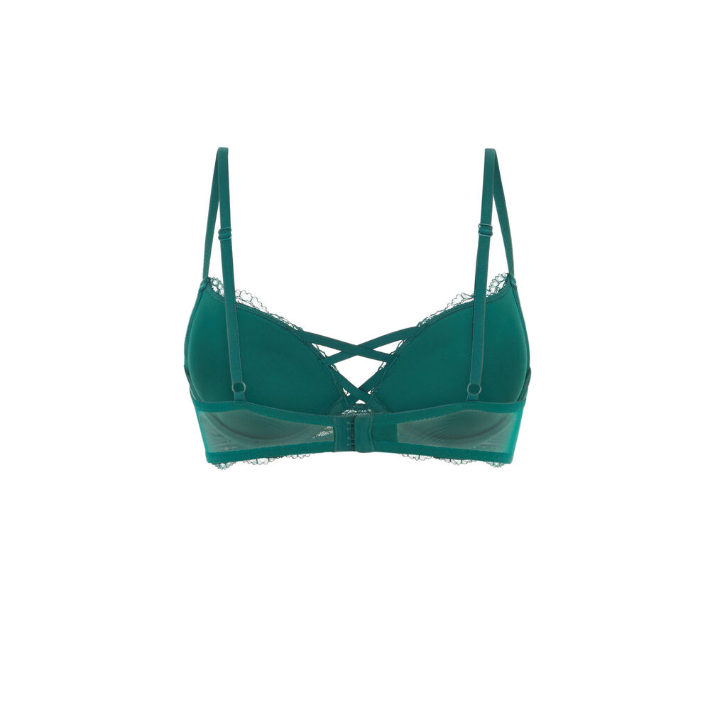 Sujetador ultra push-up - verde verde.
