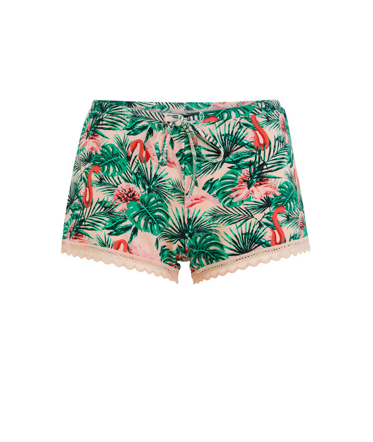 Short tropical flamiz rosa.