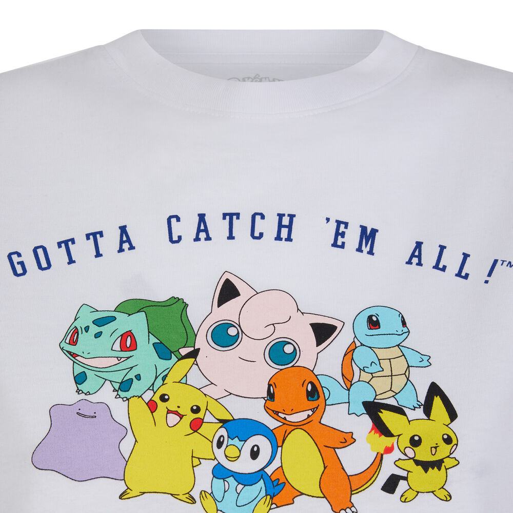 Top con estampado de pokémon - blanco blanco.