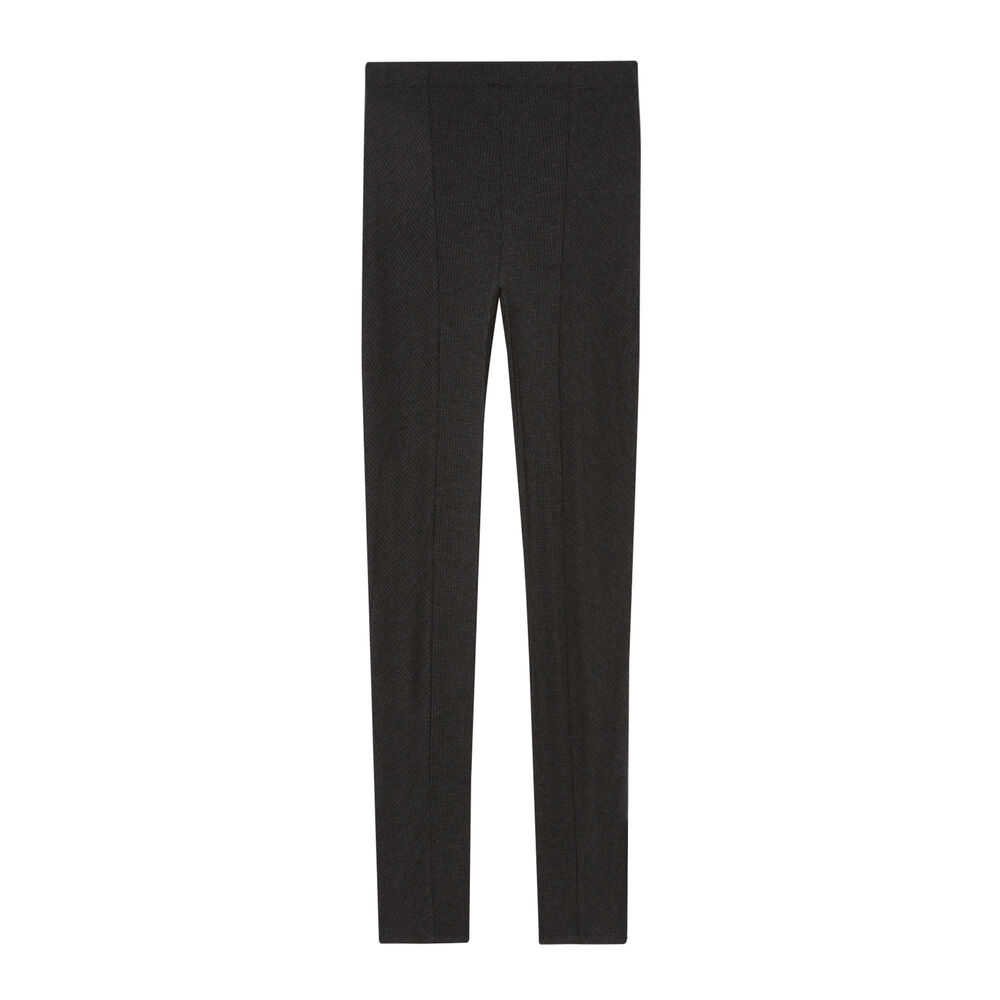 Leggings cómodos con mensaje 100 % love - gris oscuro gris.