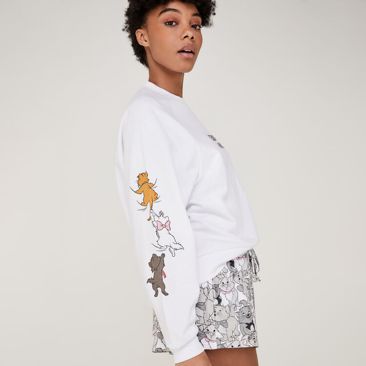 Sudadera blanca troublediz white.