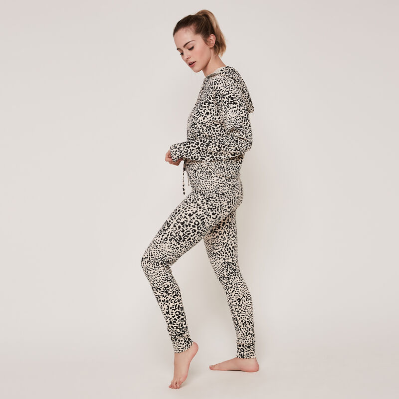 Top con capucha con estampado hoodipiz Top con capucha con estampado hoodipiz;