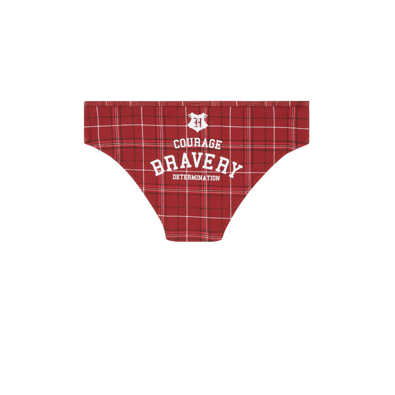 braguita culotte con estampado Harry Potter - burdeos braguita culotte con estampado Harry Potter - burdeos;