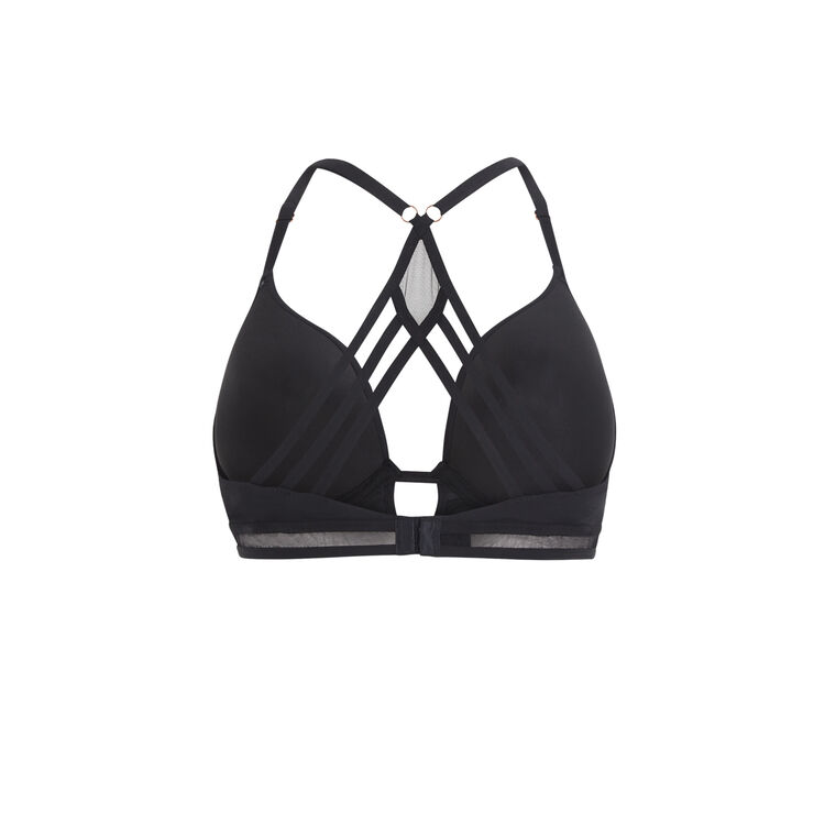 Sujetador push-up negro superpartiz negro.