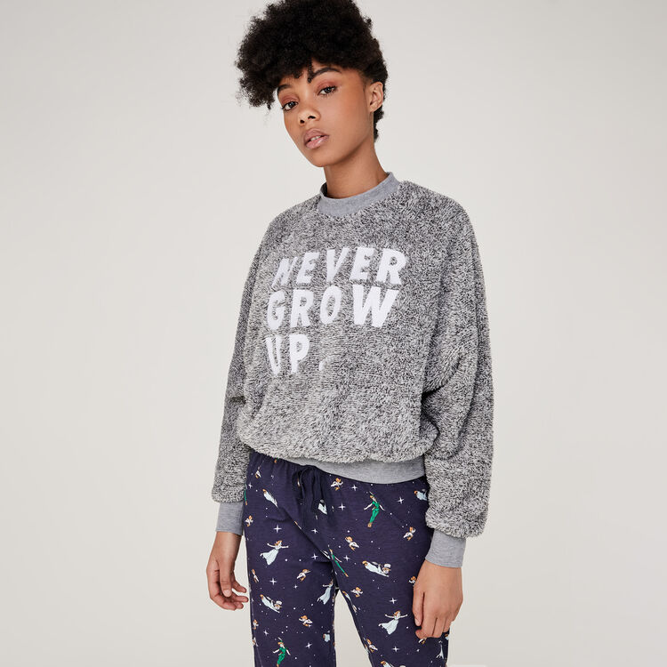 Sudadera gris nevergrowiz Sudadera gris nevergrowiz;